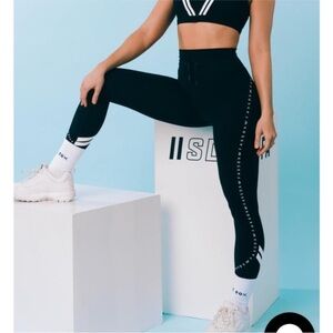 White Fox Sarah’s Day Black High-Waisted Leggings